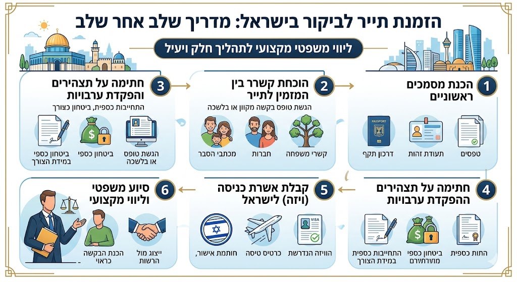 הזמנת תייר לביקור בישראל